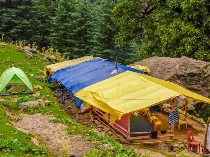 Camping at Kheerganga