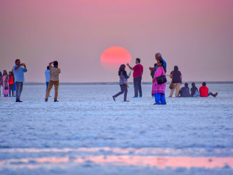 Sunset at White Rann