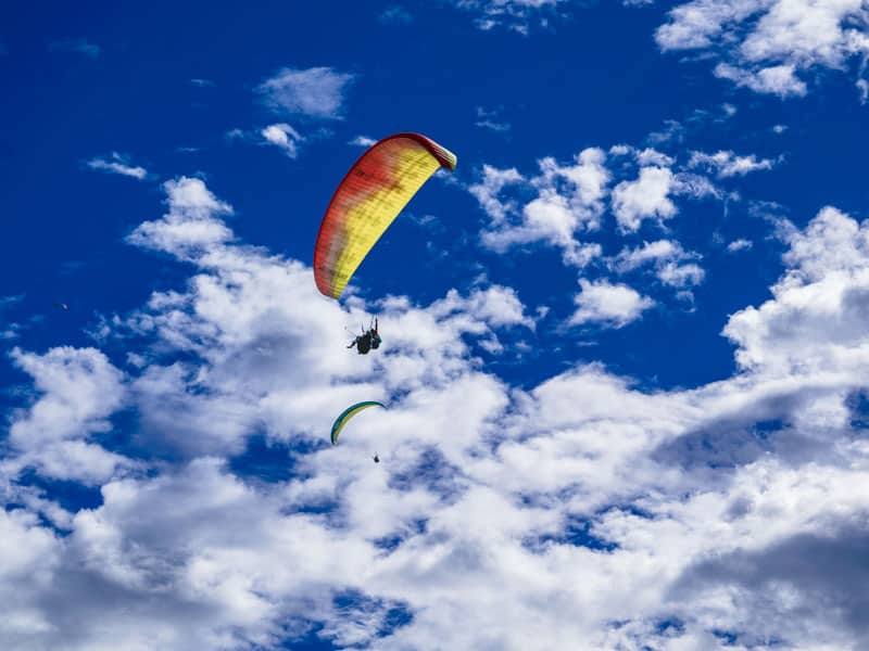 Paragliding in Bir