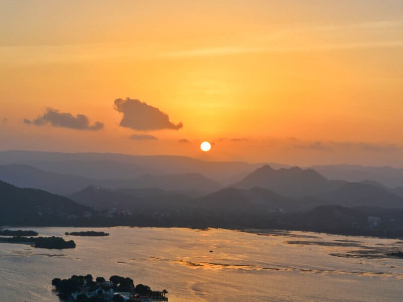 Sunset at Karni Mata Temple