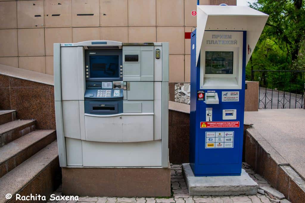 ATM and QIWI Machines in Almaty