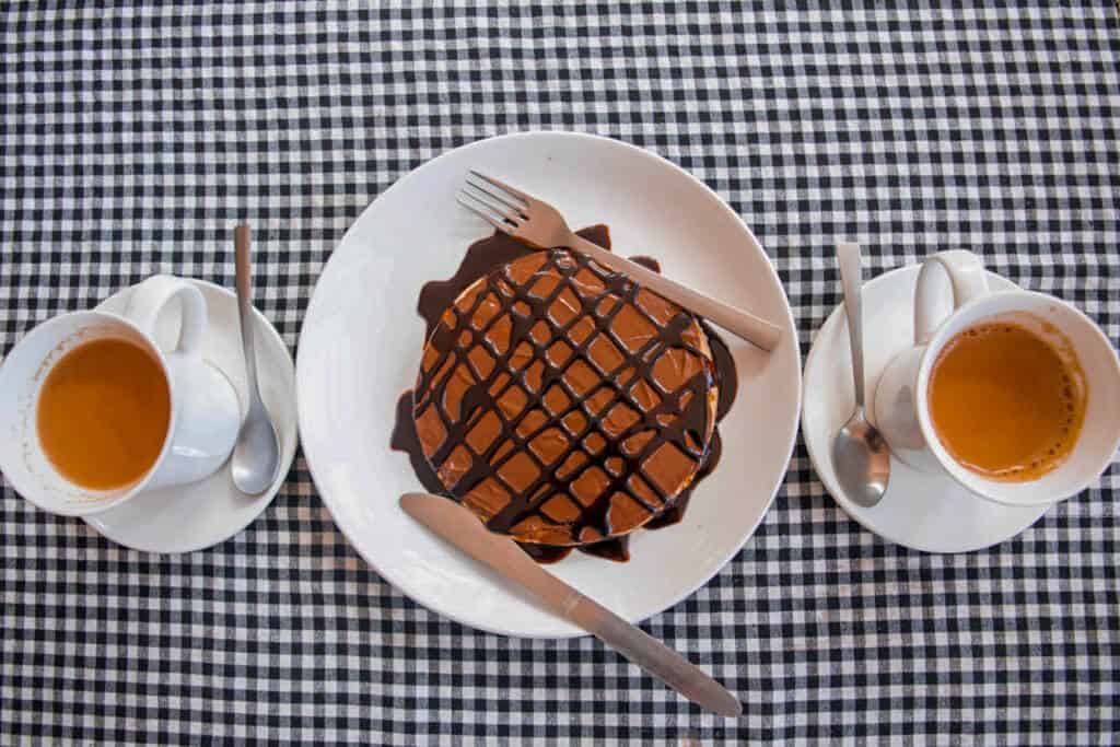 Nutella Pancake and Tea