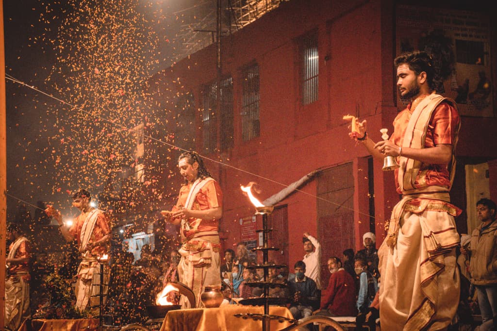 Evening Aarti in Varanasi