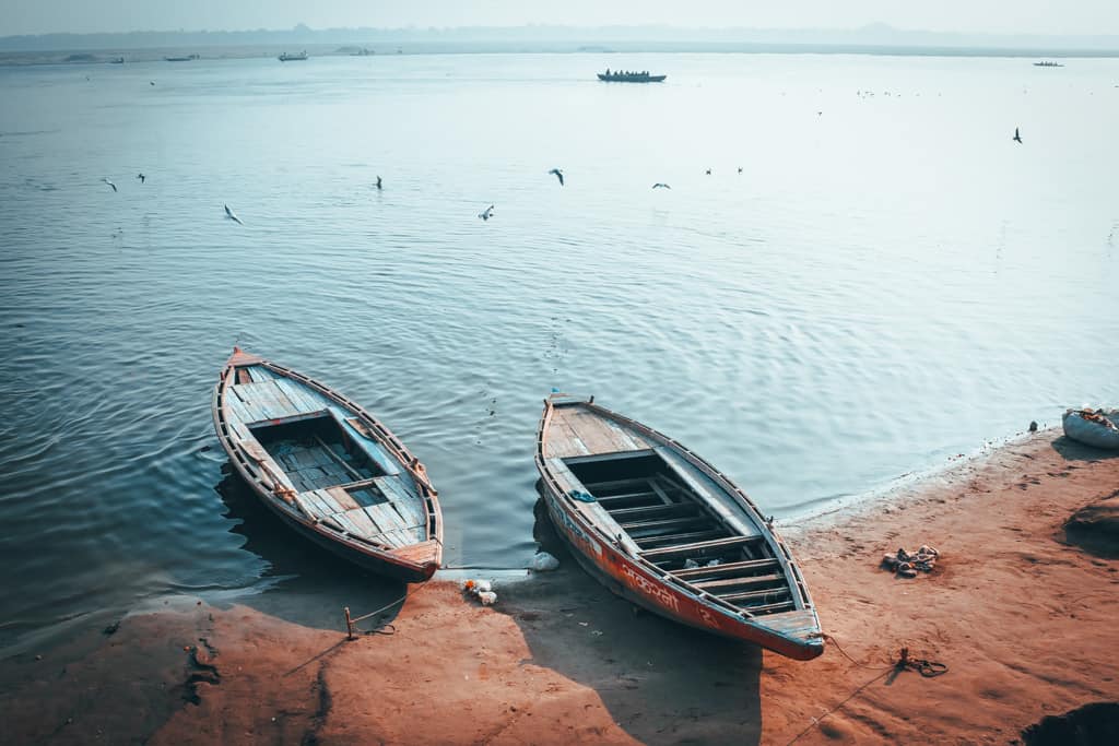 Boats in Varanasi
