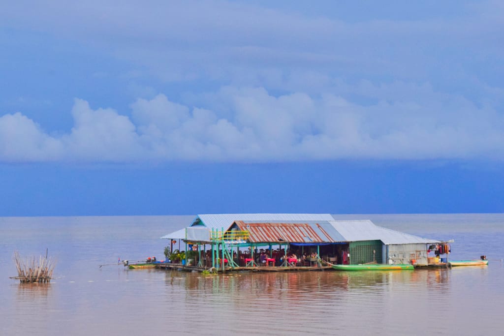 Floating house India to Cambodia itinerary