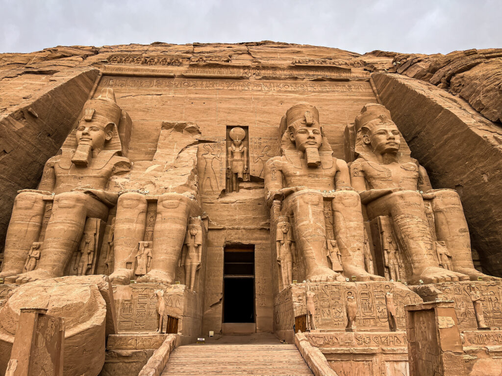 egyptian sculptures in a temple is egypt safe to visit