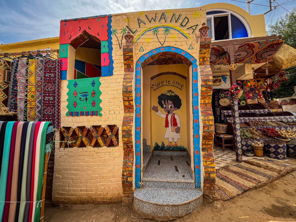 colorful village in egypt