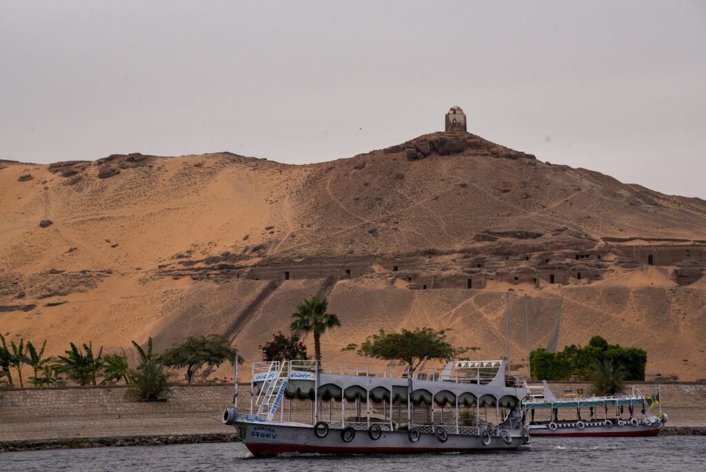 ferry boat on nile river